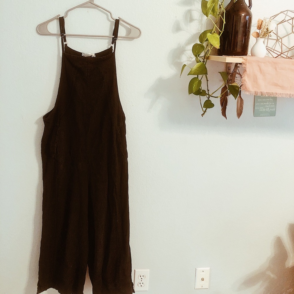 Black Cloth Overalls